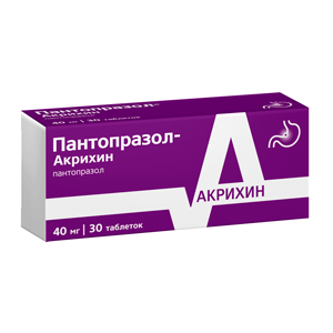 Пантопразол-Акрихин 40 мг